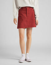 Damska Spódnica Lee A Line Zip Skirt Red Ocre L38FQM38 112108160