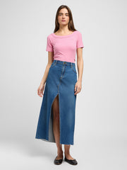 Damska Spódnica Lee Maxi Skirt Sunken Waterfall 112349007