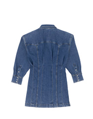 Damska Sukienka Jeansowa Wrangler Darted Skirt Dress Sapphire Trace 112370802