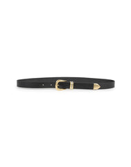Skórzany Pasek Damski Wrangler Triple Loop Belt Black 112344038