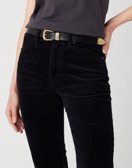 Skórzany Pasek Damski Wrangler Triple Loop Belt Black 112344038