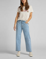 Damski T-Shirt Lee Kansas Graphic Tee Shark Tooth L44HEPQB 112109876