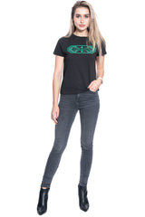 DAMSKI T-SHIRT WRANGLER SS GRAPHIC TEE FADED BLACK W7Z4EVXV6 112132172