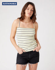 DAMSKI TOP WRANGLER SPAGHETTI STRAP WAX YELLOW W7R8DGX9B 112132108