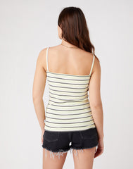 Damski Top Wrangler Spaghetti Strap Wax Yellow W7R8DGX9B 112132108