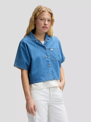 DAMSKIE KOSZULA JEANSOWA LEE RESORT SHIRT DYE STAR 112378744