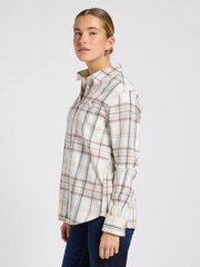 DAMSKIE KOSZULA LEE ALL PURPOSE SHIRT PLUMBERRY PLAID 112370990