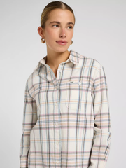 DAMSKIE KOSZULA LEE ALL PURPOSE SHIRT PLUMBERRY PLAID 112370990