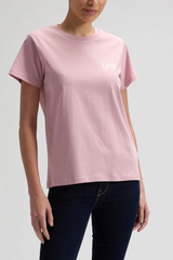 DAMSKIE KOSZULKA LEE LOGO TEE SOFT MAUVE 112377777