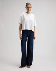 DAMSKIE KOSZULKA LEE SS CROPPED TEE BRIGHT WHITE 112377781