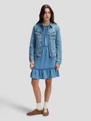 DAMSKIE KURTKA JEANSOWA LEE RIDER JACKET DESERT SUN 112376956