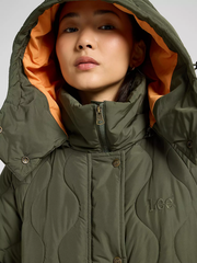 DAMSKIE KURTKA LEE LONG PUFFER OAK MOSS 112370874