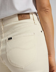 Damskie Spodnie Jeansowe Lee Carol Ecru L30UQHYJ 112106807