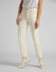 Damskie Spodnie Jeansowe Lee Carol Ecru L30UQHYJ 112106807