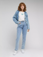 DAMSKIE SPODNIE JEANSOWE LEE ELASTICATED CAROL LIGHT SANCTUARY 112330490