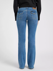DAMSKIE SPODNIE JEANSOWE LEE FLAP POCKET JESSICA DENIM GET EM 112371074