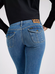 DAMSKIE SPODNIE JEANSOWE LEE FLAP POCKET JESSICA DENIM GET EM 112371074