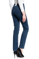 Damskie Spodnie Jeansowe Lee Marion Straight Dark Joni L301PHWV 112105873