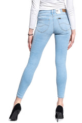 Damskie Spodnie Jeansowe Lee Scarlett Bleached Azur L526PQXL 112111813