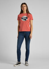 Damskie Spodnie Jeansowe Lee Scarlett High Mid Used L626SIVE 112114390