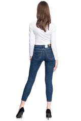 Damskie Spodnie Jeansowe Lee Scarlett High Zip Stone Travis L31BMOBJ 112107036