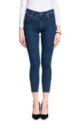 Damskie Spodnie Jeansowe Lee Scarlett High Zip Stone Travis L31BMOBJ 112107036