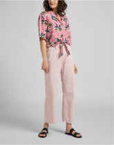 Damskie Spodnie Jeansowe Lee Wide Leg Dark Marlow L30SQHCU 112106674