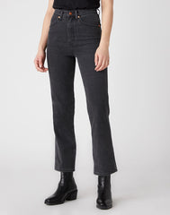 DAMSKIE SPODNIE JEANSOWE WRANGLER HERITAGE FIT WILD HERITAGE BLACK W2H2-D3-23F 112128608