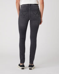 DAMSKIE SPODNIE JEANSOWE WRANGLER HIGH RISE SKINNY SOFT STORM W27H-ZJ-29K 112128153