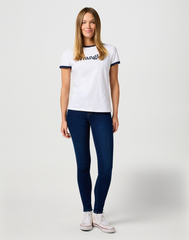 DAMSKIE SPODNIE JEANSOWE WRANGLER HIGH SKINNY CLASSIC INDIGO 112362301