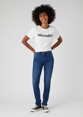 Damskie Spodnie Jeansowe Wrangler Slim Authentic Love 112145952