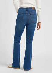 Damskie Spodnie Jeansowe Lee Breese Boot Deep In 112370942