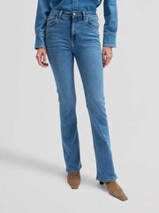 DAMSKIE SPODNIE LEE BREESE BOOT SAPPHIRE POND 112378934