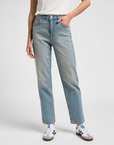 Damskie Spodnie Jeansowe Lee CBL Mom Jeans Denim Days L34HUXE27 112340616