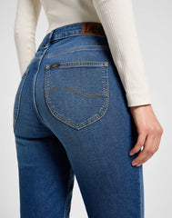 Damskie Spodnie Lee Elly Dark Twist 112355553