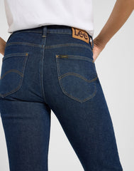 Damskie Spodnie Jeansowe Lee Elly Softened Dark 112373408