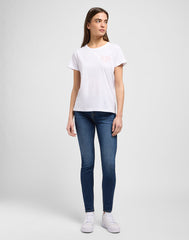 Damskie Spodnie Lee High Rise Skinny First Date 112346955 L34G016005