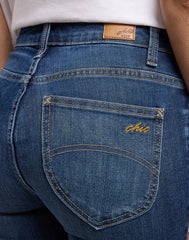 Damskie Spodnie Lee High Rise Skinny First Date 112346955 L34G016005