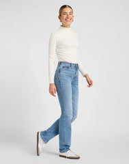 Damskie Spodnie Lee June Calm Seas 112371098