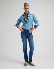 DAMSKIE SPODNIE LEE MARION AZURE WAVE 112376736