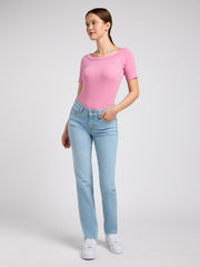 Damskie Spodnie Jeansowe Lee Marion Straight A Light Touch 112348945