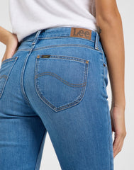 Damskie Spodnie Lee Marion Straight Dark Currents 112365929