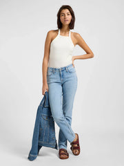 DAMSKIE SPODNIE LEE MARION STRAIGHT LIGHT AZUL 112365068