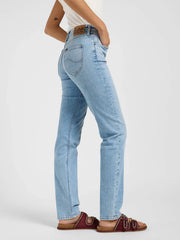 DAMSKIE SPODNIE LEE MARION STRAIGHT LIGHT AZUL 112365068