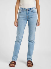 DAMSKIE SPODNIE LEE MARION STRAIGHT LIGHT AZUL 112365068