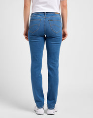 Damskie Spodnie Jeansowe Lee Marion Straight Mid Ada 112143779