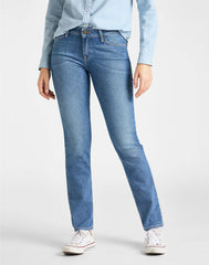DAMSKIE SPODNIE LEE MARION STRAIGHT MID HACKETT 112105770