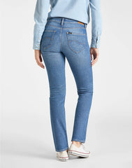 DAMSKIE SPODNIE LEE MARION STRAIGHT MID HACKETT 112105770