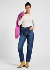 Damskie Spodnie Lee Rider Classic Blue Electricity 112346335