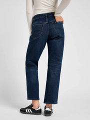 Damskie Spodnie Lee Rider Classic Dark Indigo 112355271